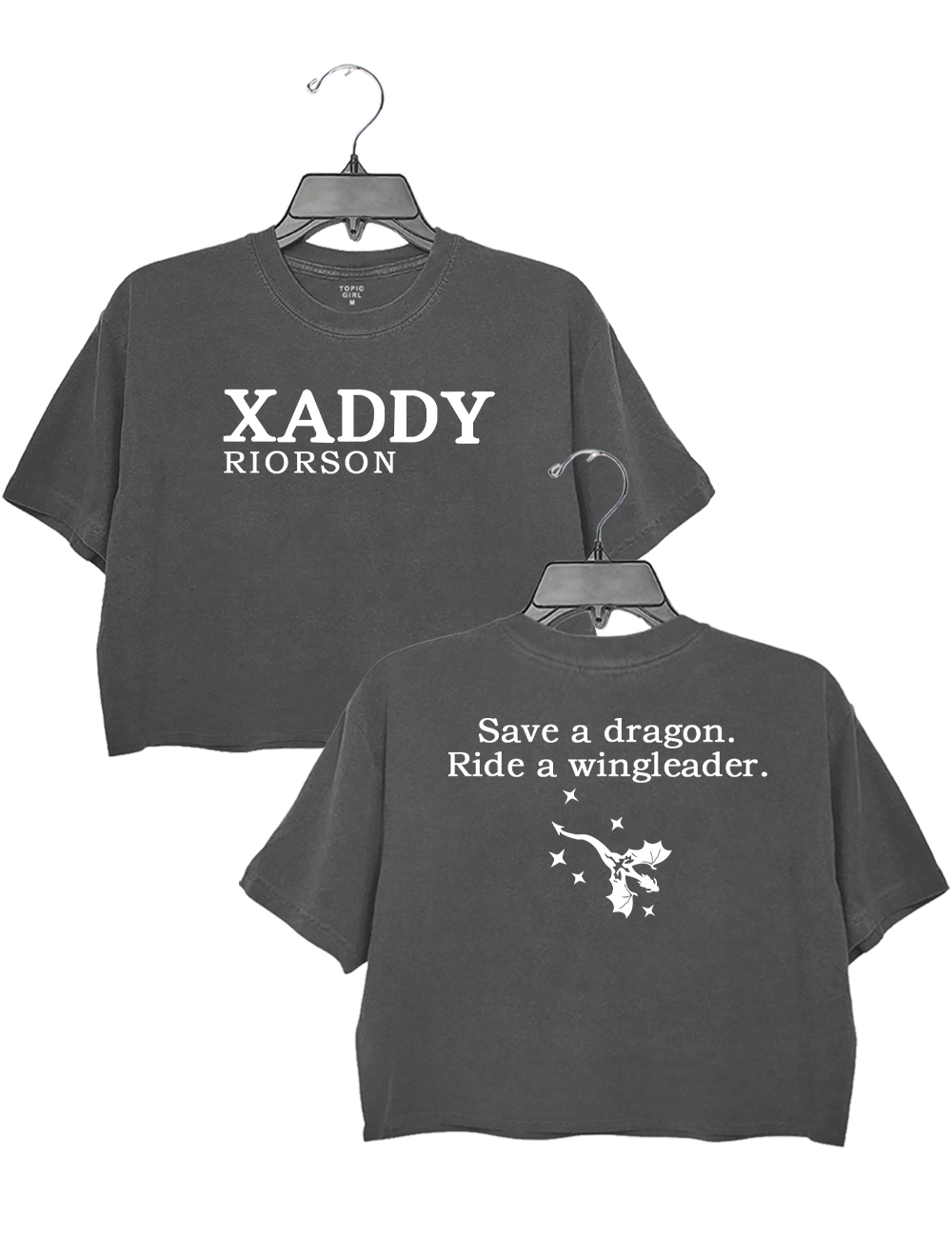 Xaddy Riorson Save a Dragon Ride A Wingleader Crop Top
