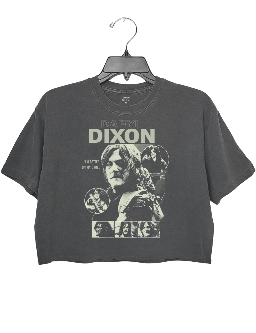 Daryl Dixon The Walking Dead I'm Better On My Own Crop Top