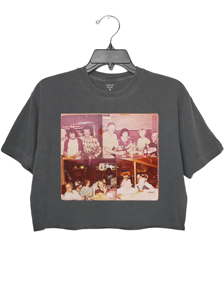 The Great American Bar Scene Crop Top