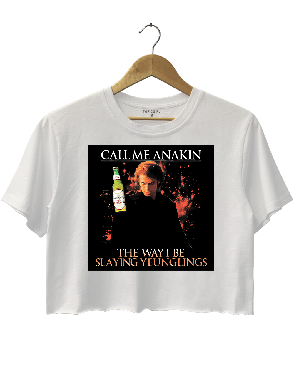 Call me Anakin The Why I Be Slaying Yeunglings Crop Top