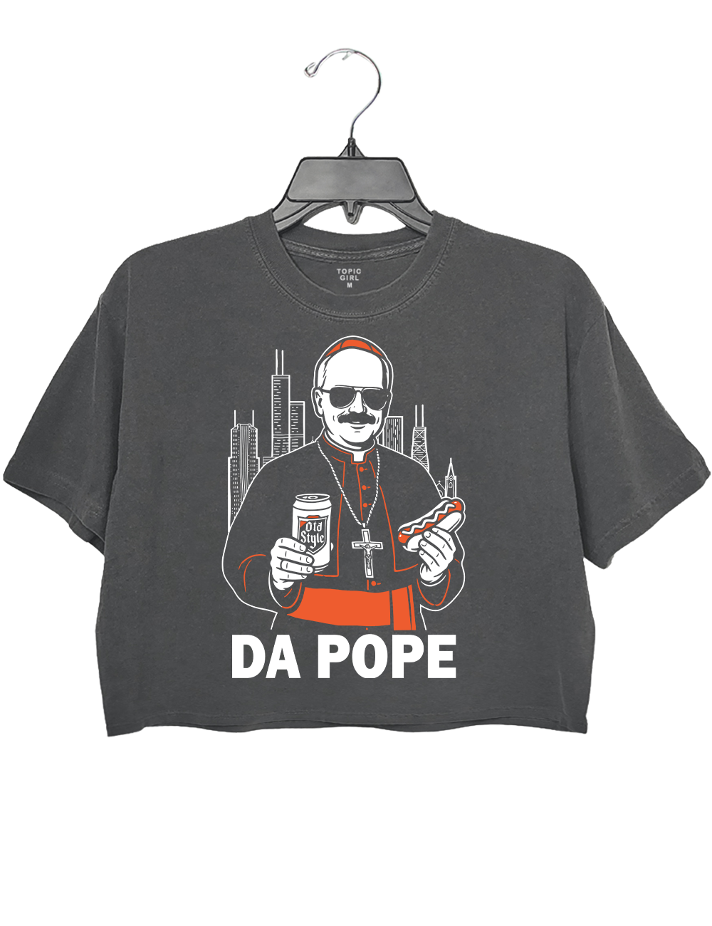 Chicago Pope Leo Xiv Da Pope America Crop Top