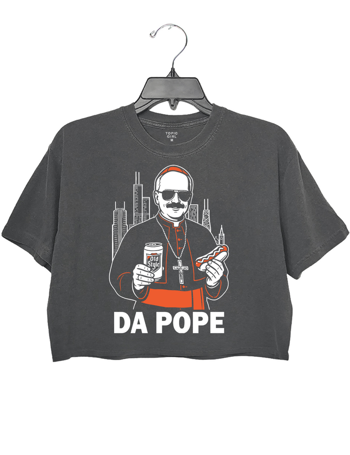 Chicago Pope Leo Xiv Da Pope America Crop Top