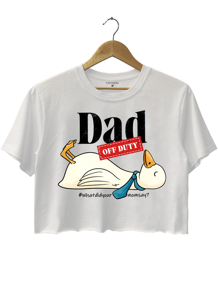 What Did Your Mom Say Crop Top