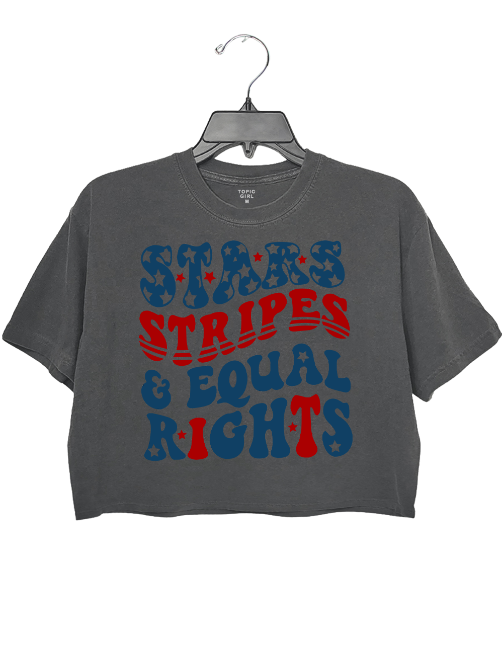 Stars Stripes And Equal Rights Crop Top