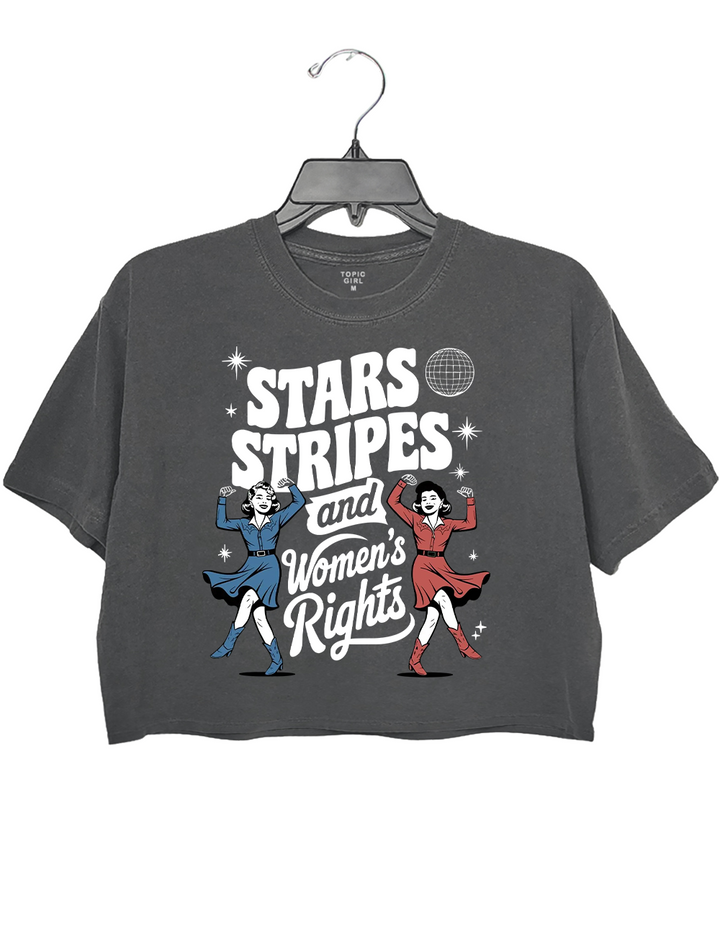 4th of July Feminist Crop Top