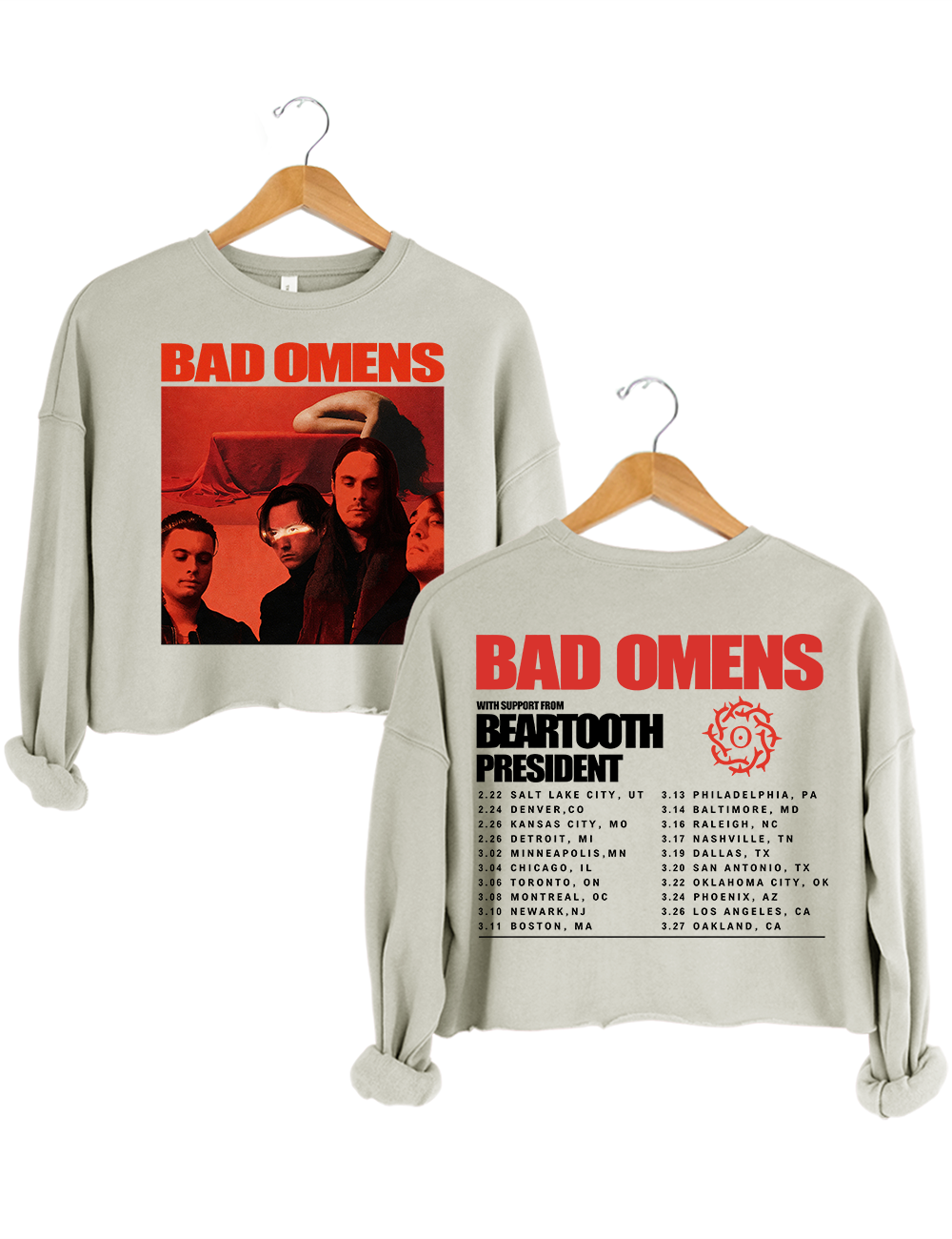 Bad Omens Crop Sweatshirt