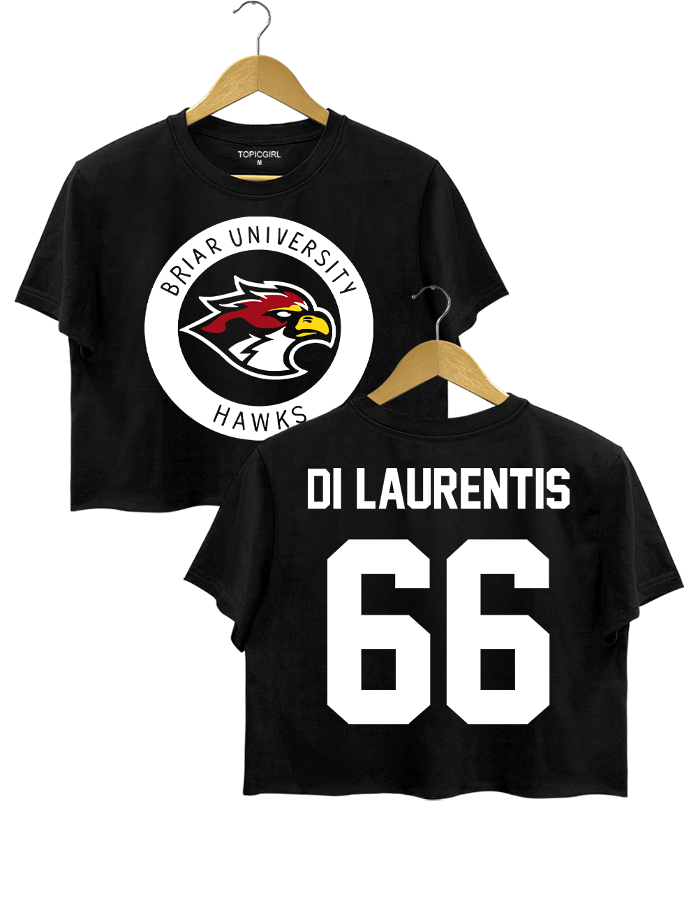 Di Laurentis Of Briar University Hockey In The Movie Off-Campus Crop Top