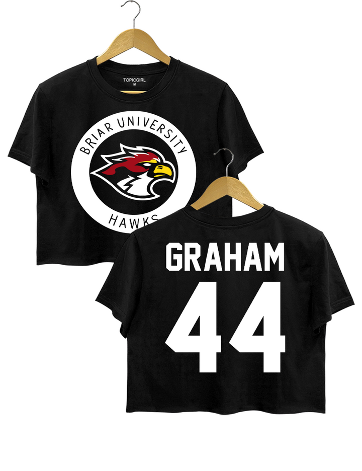 Graham Of Briar University Hockey In The Movie Off-Campus Crop Top