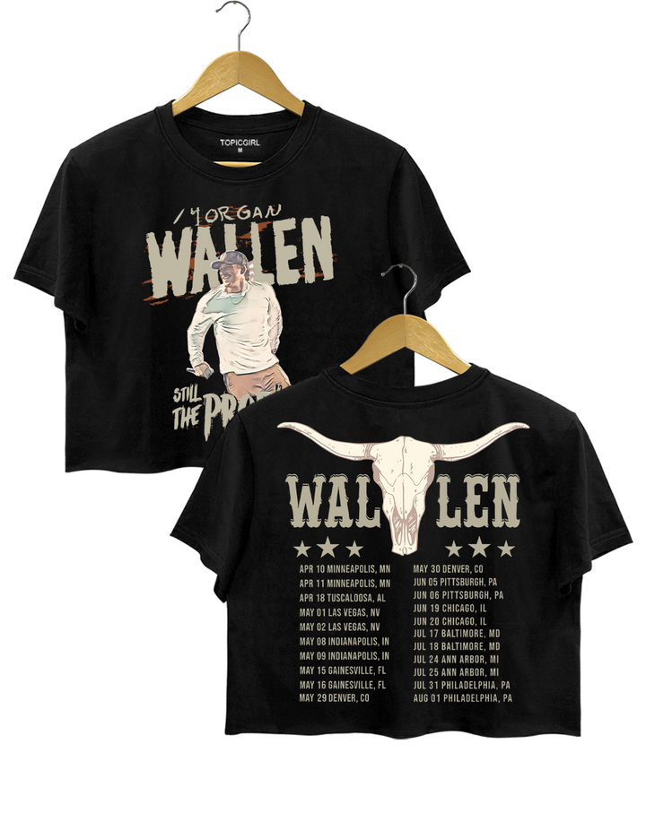 Morgan Wallen 2026 Still The Problem Crop Top