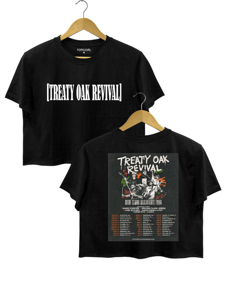 Treaty Oak Revival Tour Crop Top