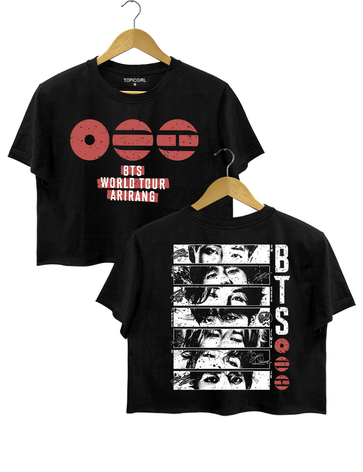 BTS World Tour Arirang Crop Top