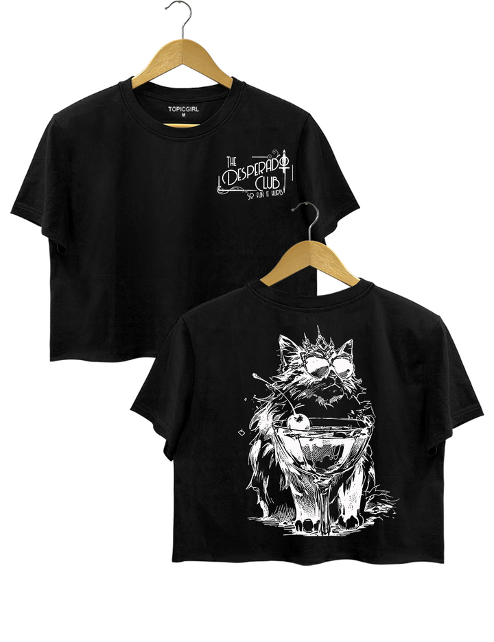 The Desperado Club Mama needs a night off tee Dungeon Crawler Carl Crop Top