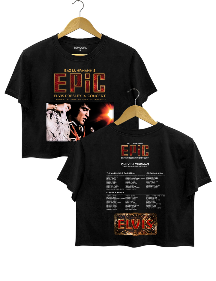 Elvis Presley In Concert 2026 Crop Top