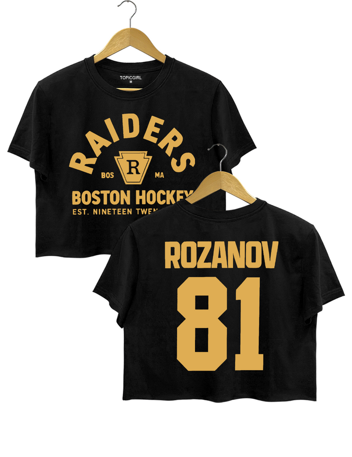 Ilya Rozanov 81-Boston Hudson Willians Connor Storrie Crop Top