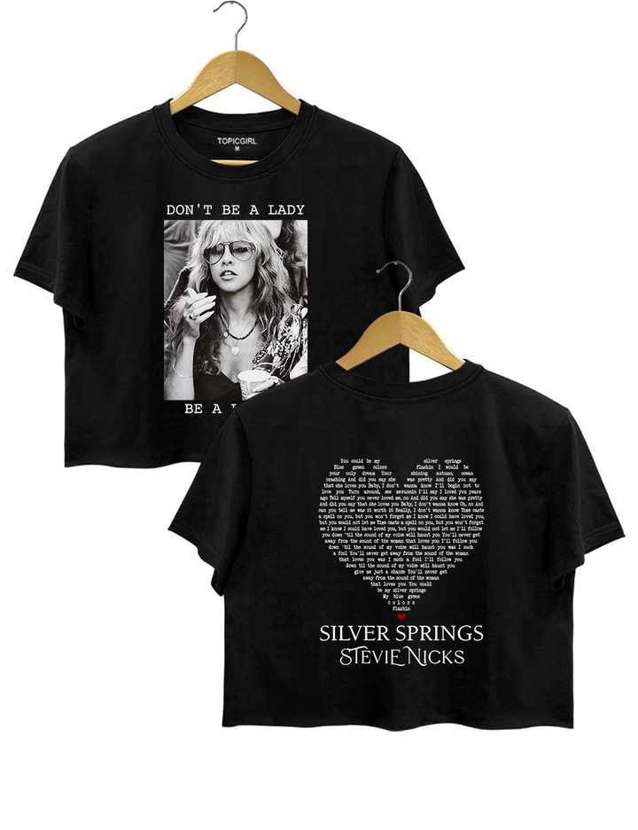 Don't Be A Lady Be A Legend Crop Top