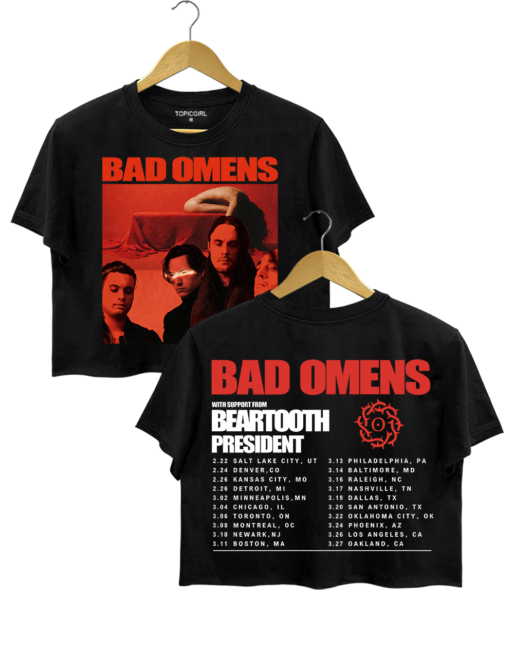 Bad Omens Crop Top
