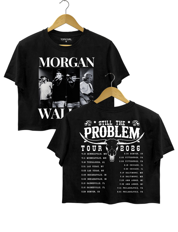 Vintage Morgan Wallen Still The Problem Crop Top