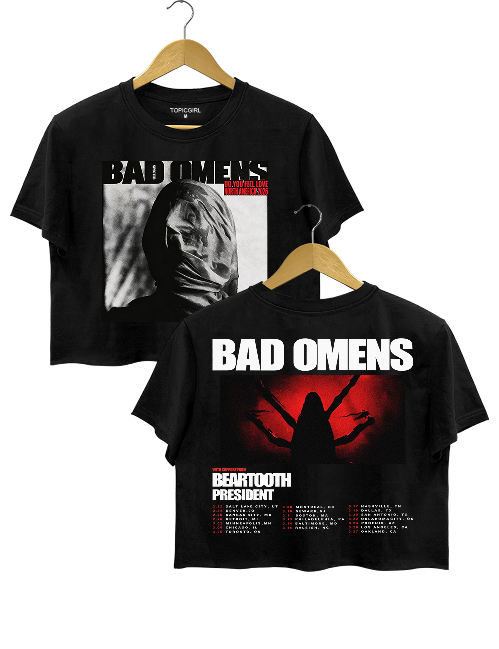 Bad Omens Do You Feel Love Crop Top