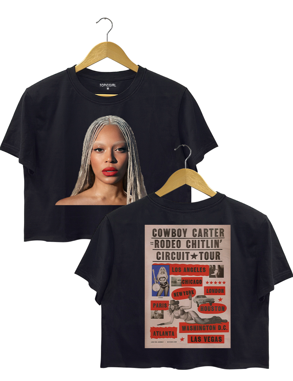 Beyoncé Rodeo Chitlin Circuit Tour 2025 Crop Top – Topicgirl