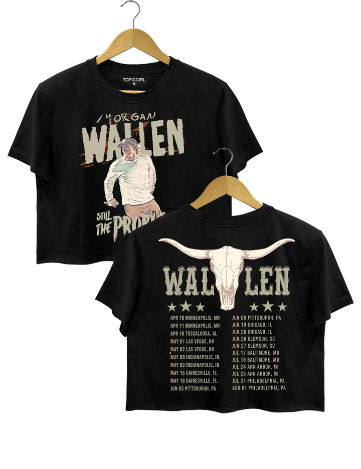 Morgan Wallen 2026 Still The Problem Crop Top