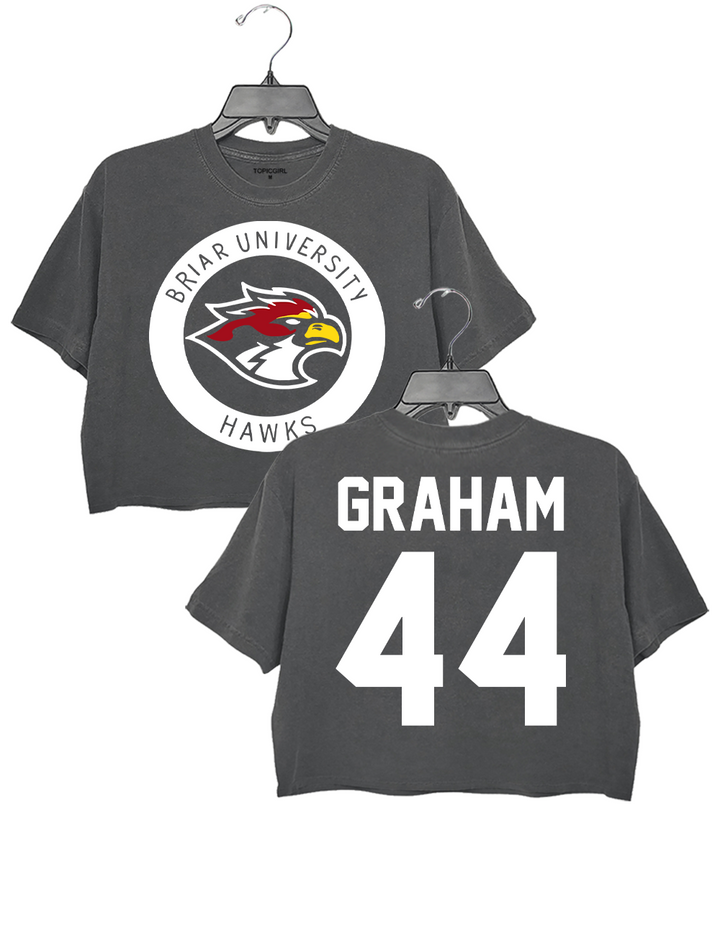 Graham Of Briar University Hockey In The Movie Off-Campus Crop Top