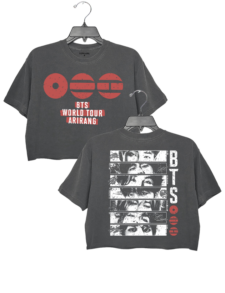 BTS World Tour Arirang Crop Top