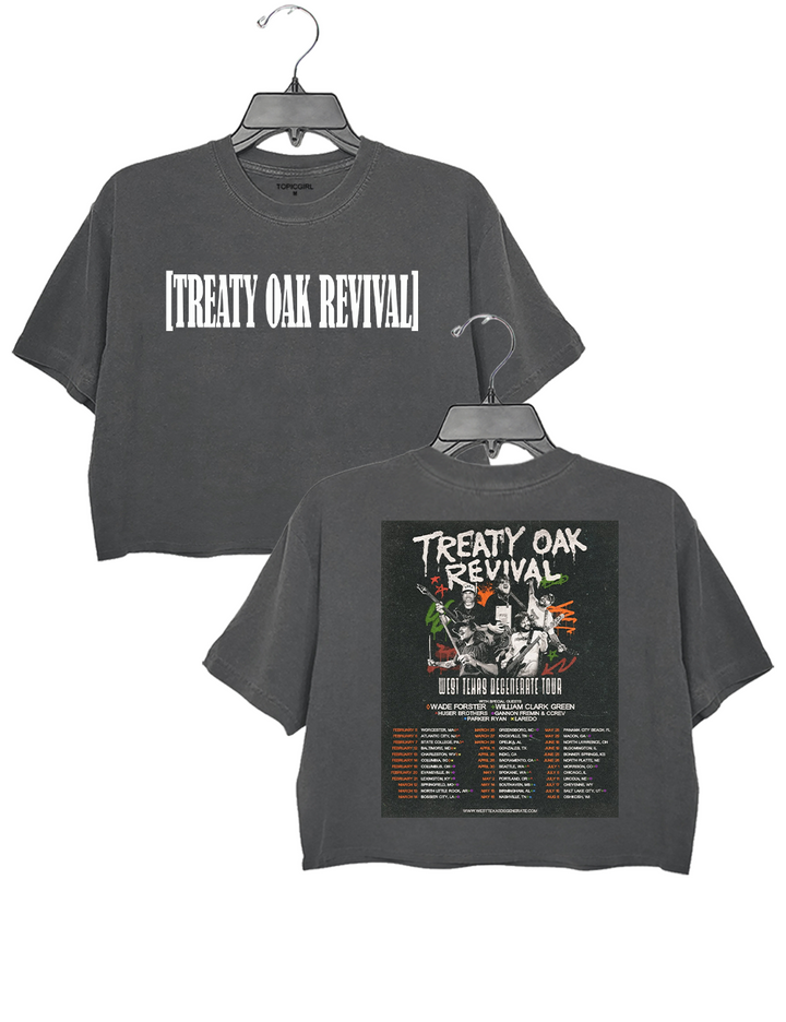 Treaty Oak Revival Tour Crop Top
