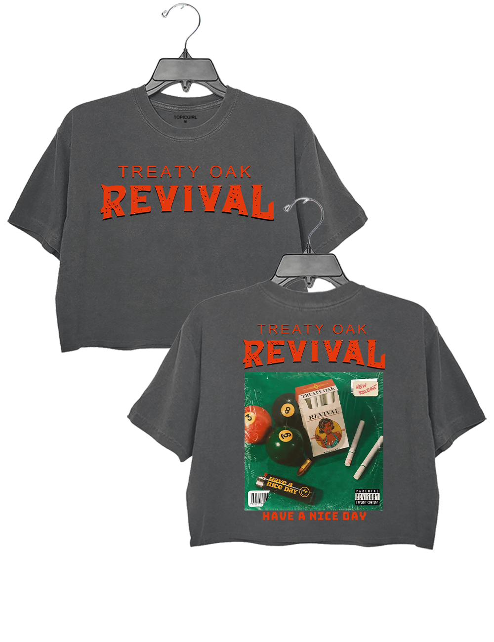 Treaty Oak Revival Have a Nice Day Crop Top