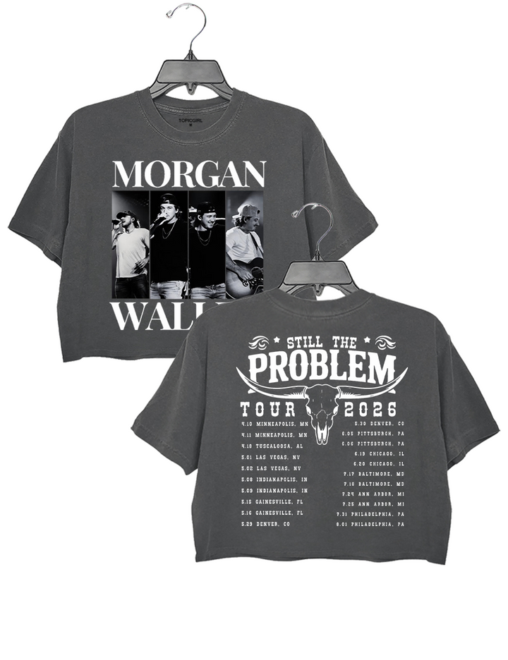 Vintage Morgan Wallen Still The Problem Crop Top