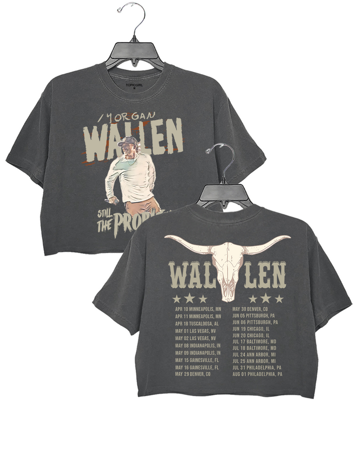 Morgan Wallen 2026 Still The Problem Crop Top