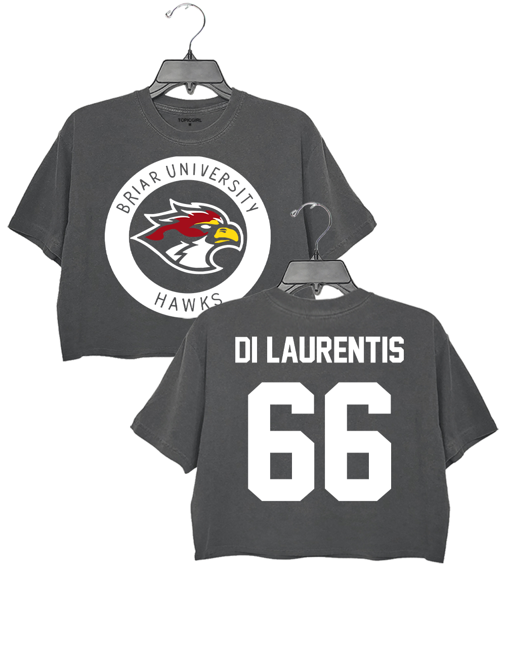 Di Laurentis Of Briar University Hockey In The Movie Off-Campus Crop Top