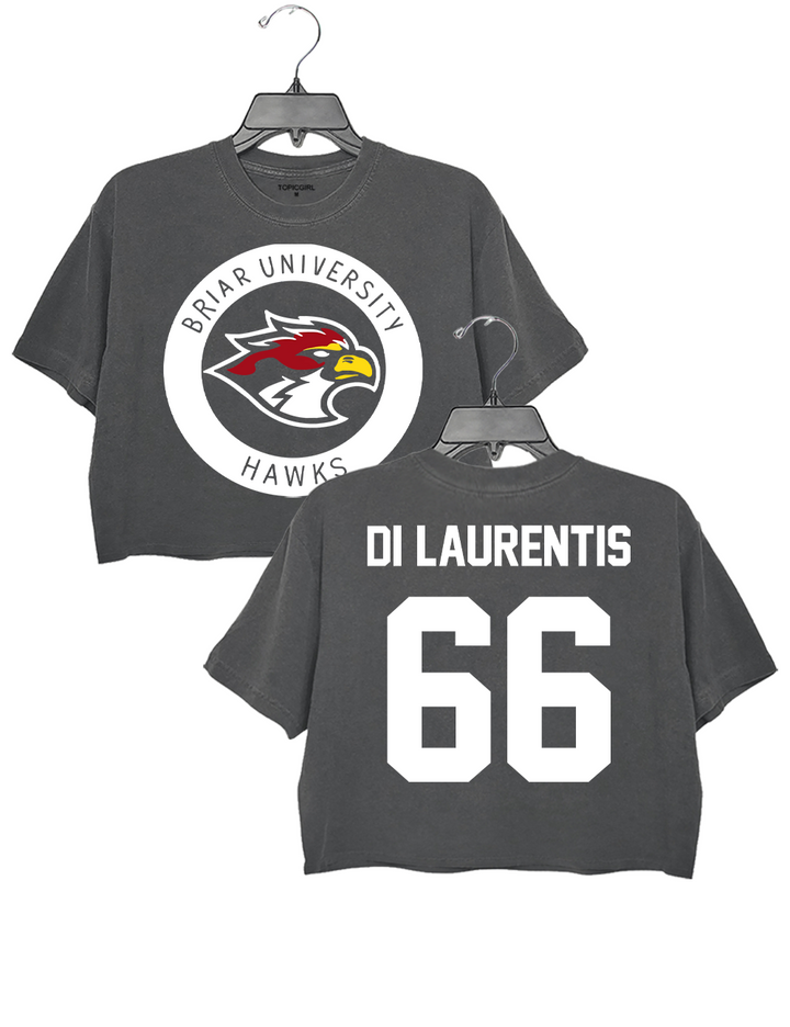 Di Laurentis Of Briar University Hockey In The Movie Off-Campus Crop Top