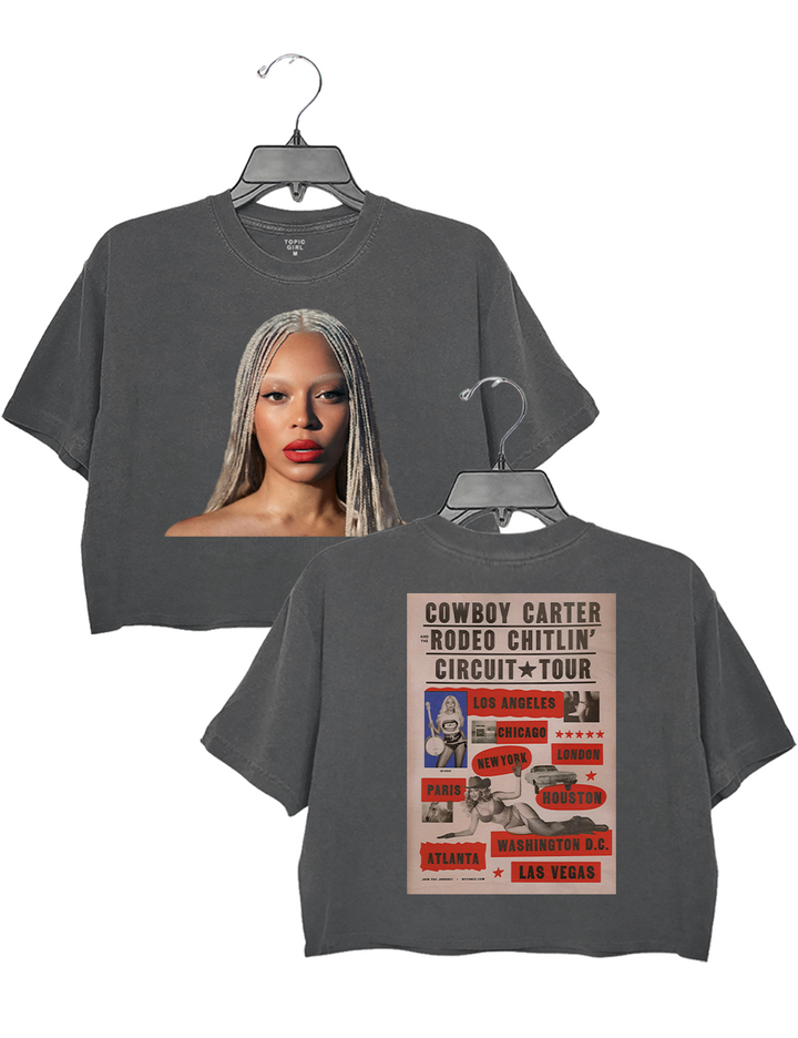 Beyoncé Rodeo Chitlin Circuit Tour 2025 Crop Top