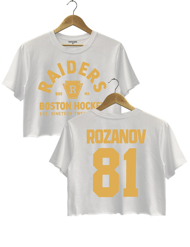 Ilya Rozanov 81-Boston Hudson Willians Connor Storrie Crop Top
