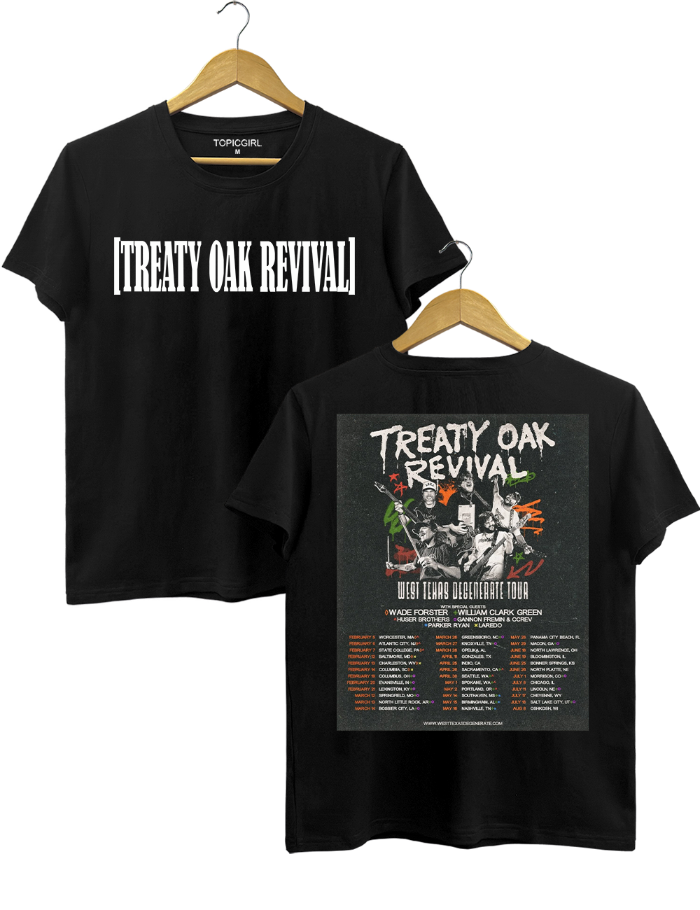 Treaty Oak Revival Tour Tee