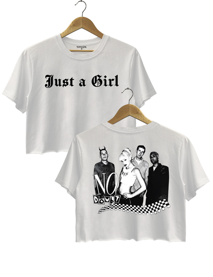 90s Rock Style No Doubt Crop Top