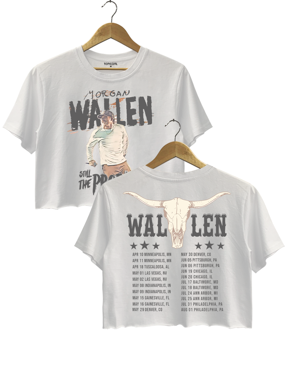 Morgan Wallen 2026 Still The Problem Crop Top