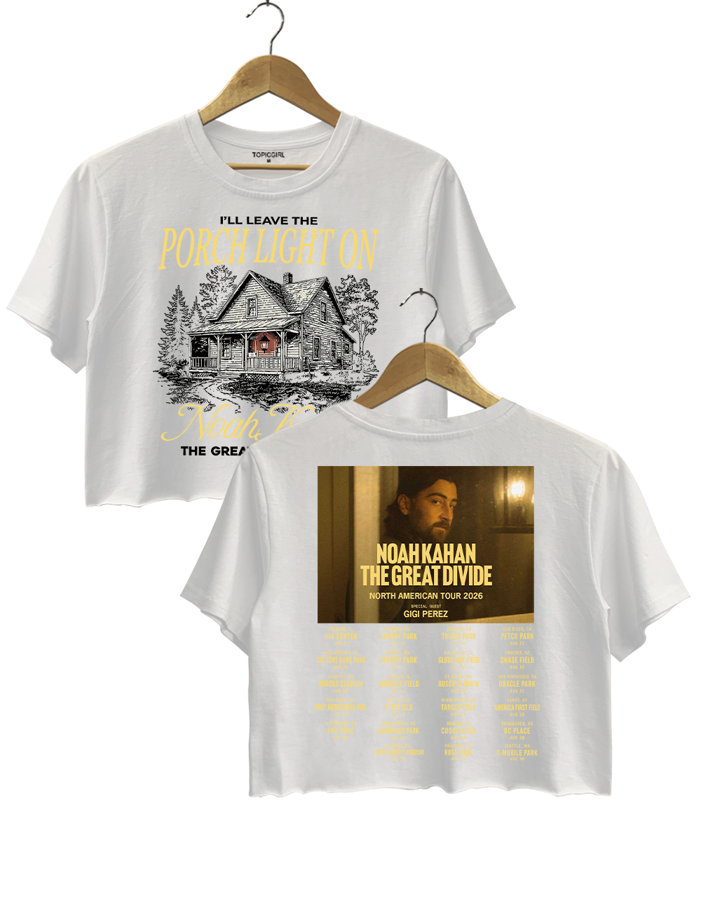 Noah Kahan The Divide Tour Crop Top