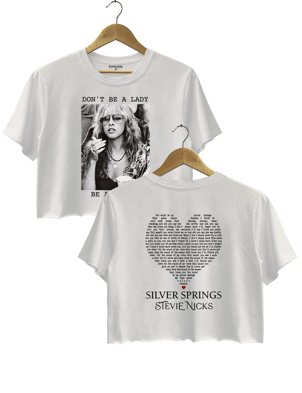 Don't Be A Lady Be A Legend Crop Top