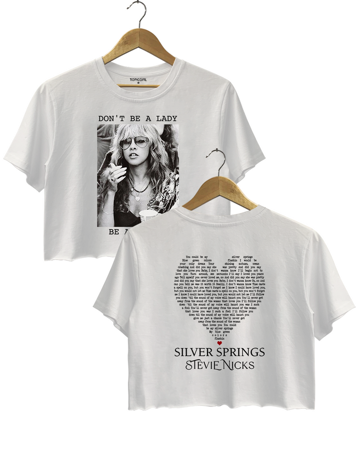 Don't Be A Lady Be A Legend Crop Top