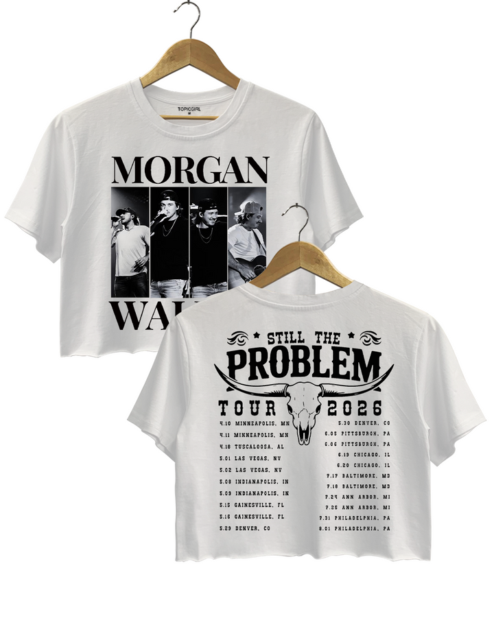Vintage Morgan Wallen Still The Problem Crop Top