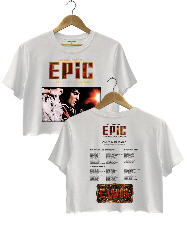 Elvis Presley In Concert 2026 Crop Top