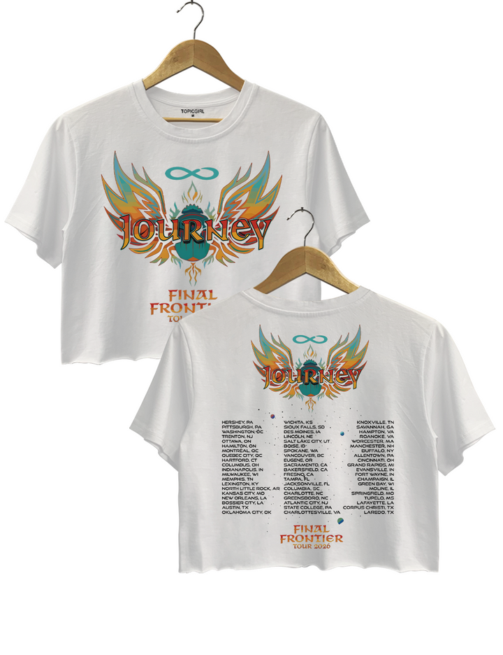 Journey Final Frontier Tour 2026 Crop Top