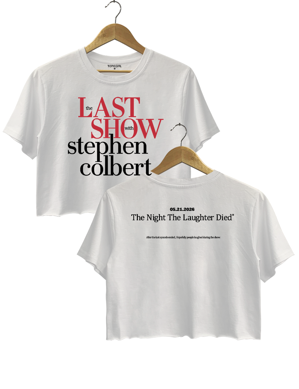 The Last Show with STEPHEN COLBERT 2026 Crop Top