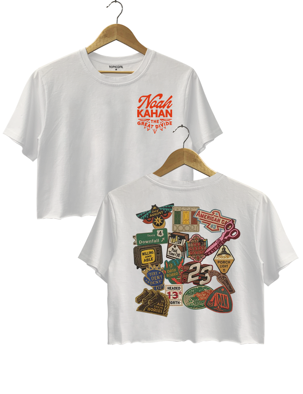 Noah Kahan The Divide Crop Top