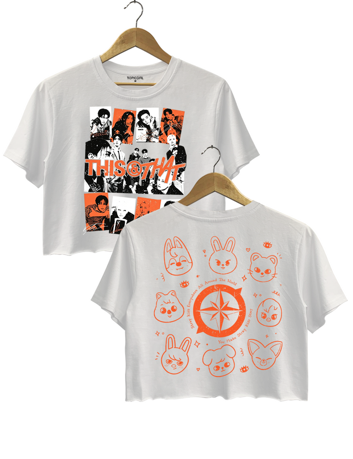 Stray Kids This &amp; That Skzoo Retro Crop Top