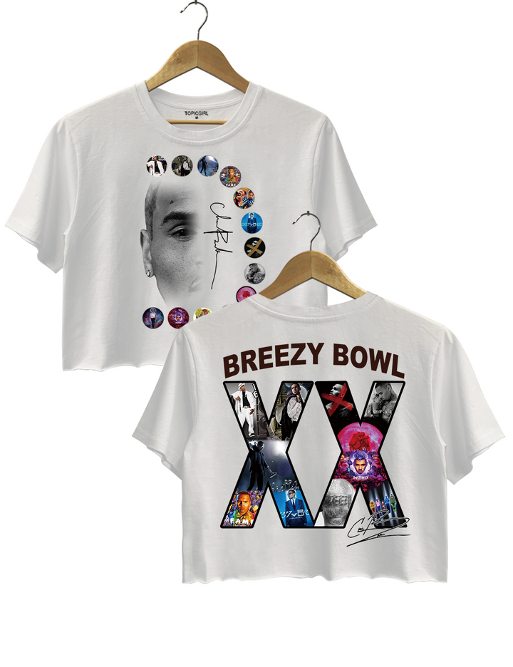Chris Brown Tour Breezy Bowl XX V2 Crop Top