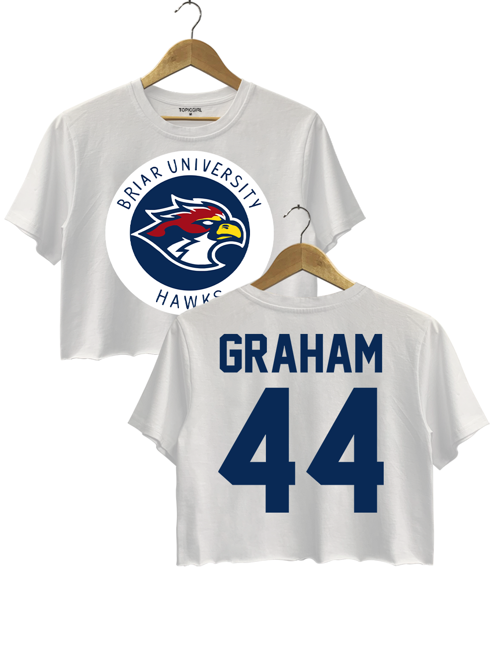 Graham Of Briar University Hockey In The Movie Off-Campus Crop Top