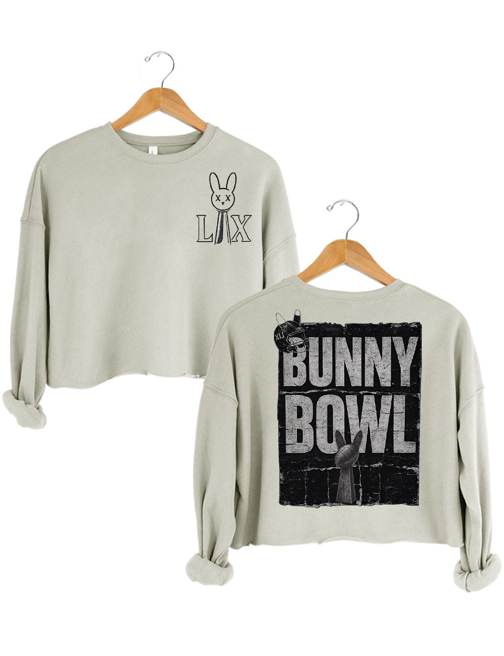 Here For The Benito Bowl Show Crop Sweatshirt