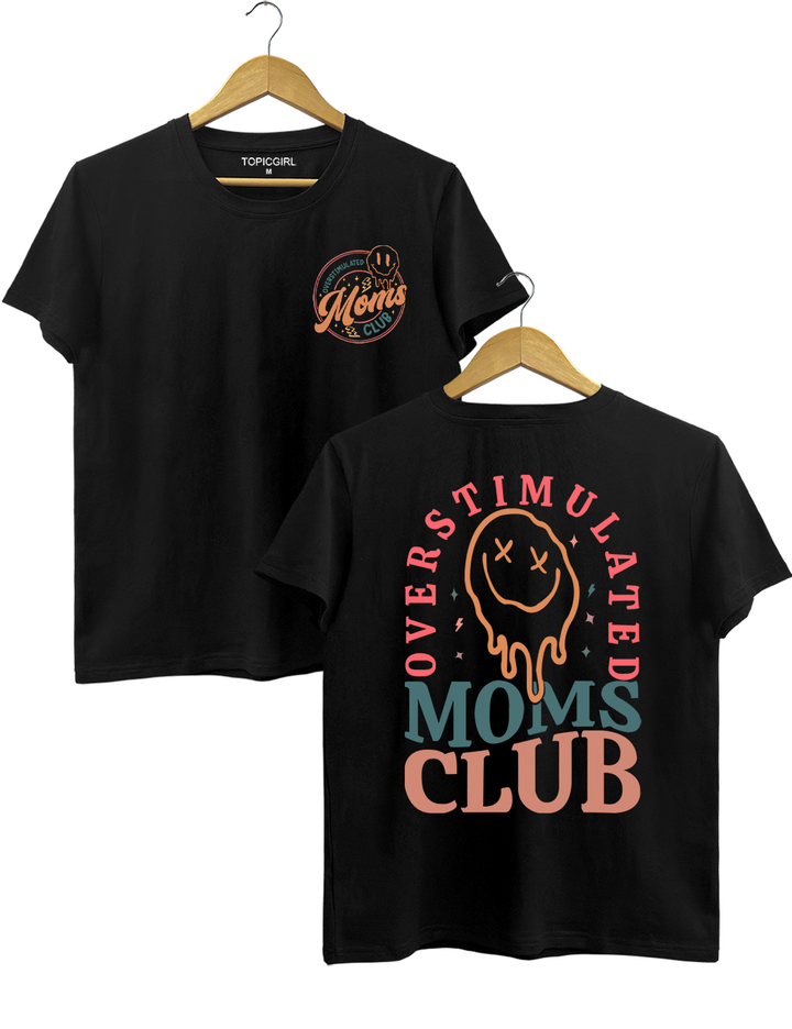 Overstimulated Moms Club Crop Top